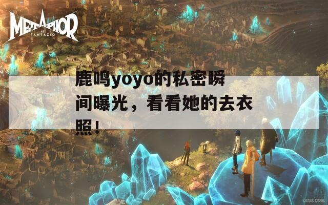 鹿鸣yoyo的私密瞬间曝光，看看她的去衣照！  第1张