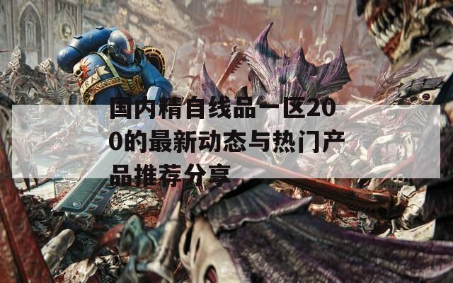 国内精自线品一区200的最新动态与热门产品推荐分享  第1张