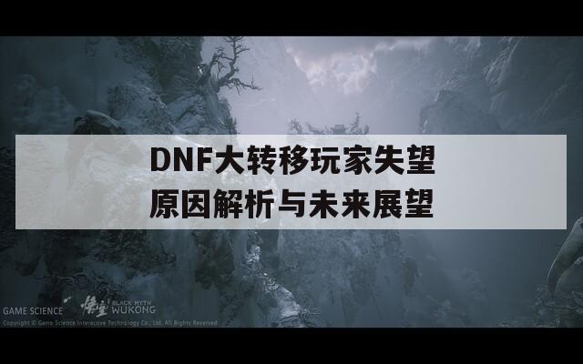 DNF大转移玩家失望原因解析与未来展望