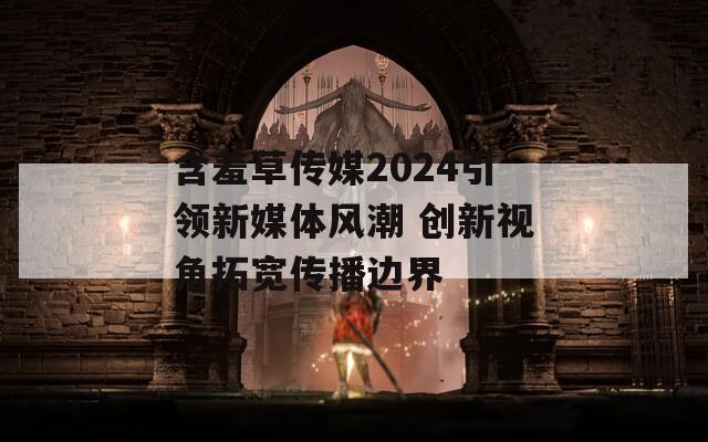 含羞草传媒2024引领新媒体风潮 创新视角拓宽传播边界