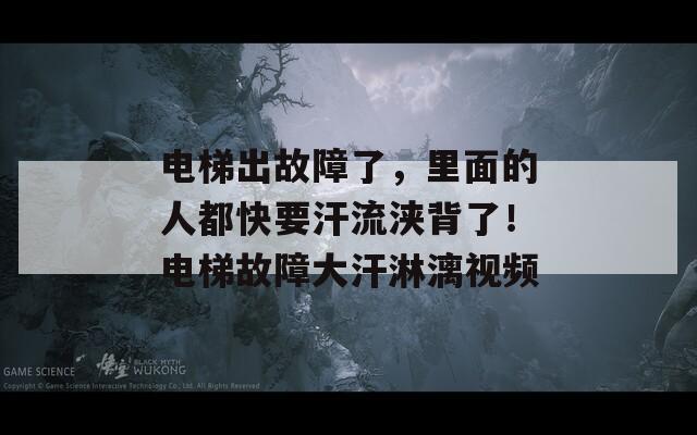 电梯出故障了，里面的人都快要汗流浃背了！电梯故障大汗淋漓视频