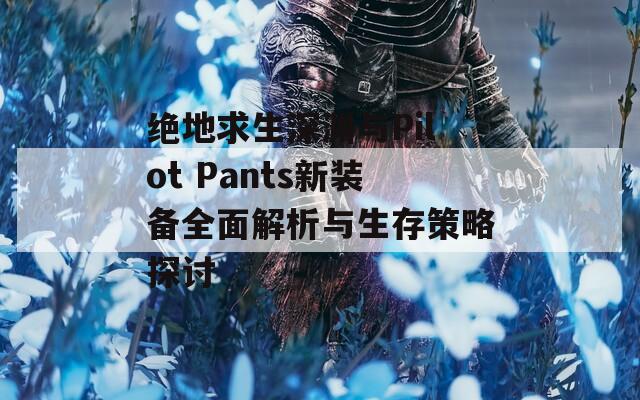 绝地求生深渊与Pilot Pants新装备全面解析与生存策略探讨